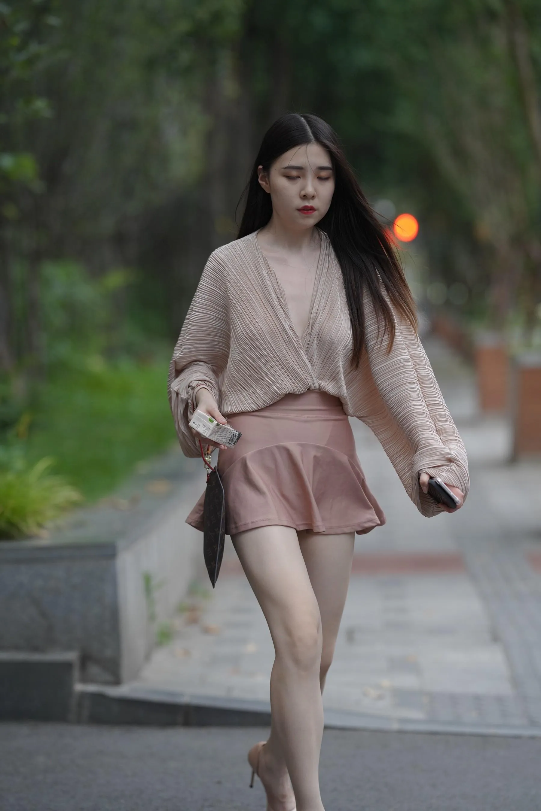 魔镜街拍 NO.167 可爱的粉色短裙小姐姐 [495P]插图1